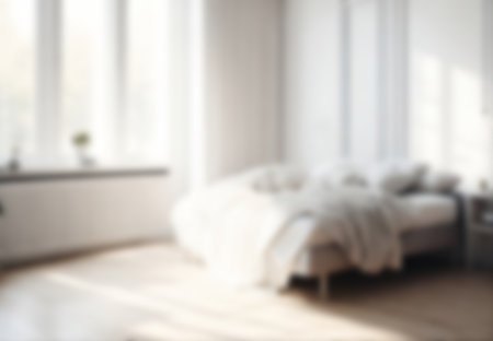 luxury bedroom interior with bedding sheet dark tone and modern styleの写真素材