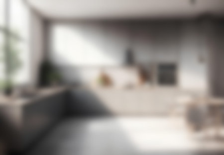 Modern kitchen room interior design