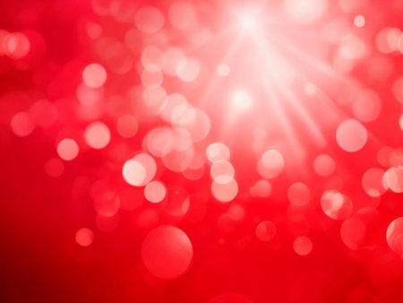 Abstract Christmas background and texture with light bokeh, Gold,red,blue,orange gradient background.の写真素材