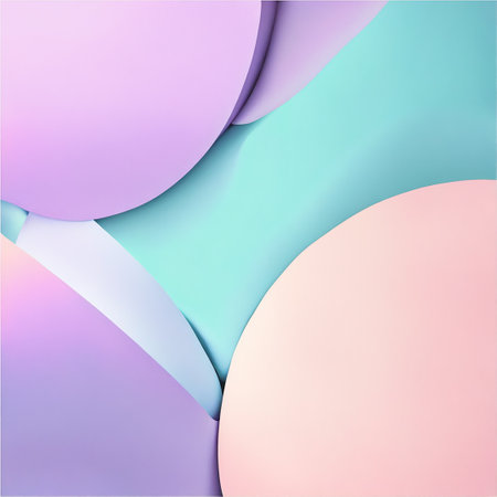 Abstract Aesthetic pastel background and texture. Design colorful gradient background for use.の素材