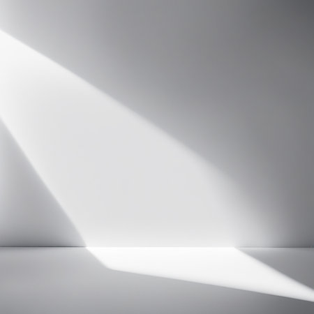 Abstract white and gray color background and texutre, modern design stripes background with geometric round shape.の素材