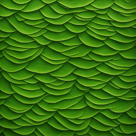 Fresh green foliage fresh leaves, natural green leaves banner,backgroundの素材