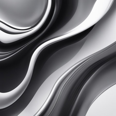 Gray,white ink splashes isolated on white background.の素材