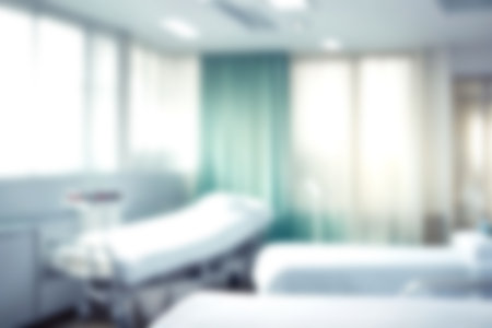 Light blurred background. clinic or hospital,blank hall of an office or medical institution hall roomの素材