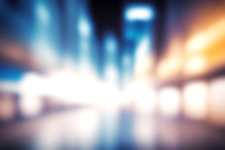 Blur image of modern cityscpae background, Light blurred background for use. blur city background.の写真素材