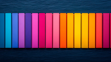 Colorful abstract background. 3d rendering, 3d illustration.の素材