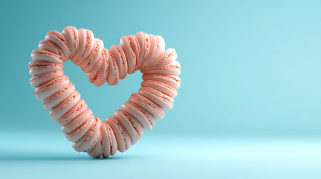 Valentine's day background. 3D rendering of love conceptの写真素材
