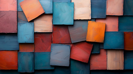 Colorful wooden wall background. Abstract background. Texture of wood.