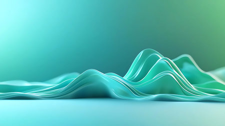 Abstract wavy background. 3d rendering, 3d illustration.