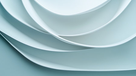 Abstract blue background with curved lines. 3d render illustration. Can be used as wallpaper, backdrop, web page backgroundの写真素材