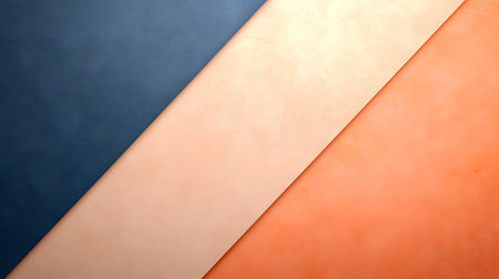blue and orange background with copy space for your text or image.
