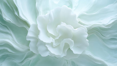 abstract background with white petals of a blossoming spring flower