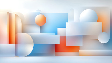 Abstract background with geometric shapes. Vector illustration for your graphic design.