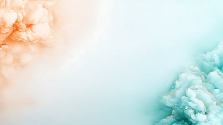 Fantasy clouds. Abstract fractal shapes. 3D rendering illustration.の写真素材