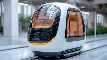 Modern high-speed train in the subway station. Transportation concept.