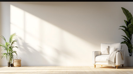 modern bright interiors apartment Living room 3D rendering illustration computer generated image