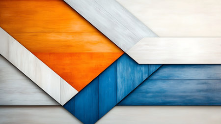 Abstract background made of wooden and metal elements. Toned image.