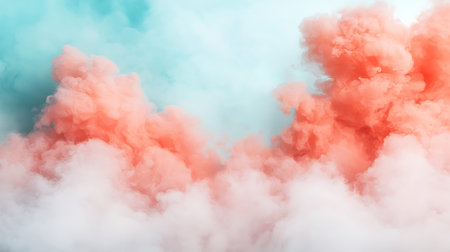 Fantasy cloudy sky with pastel gradient fill,Abstract sky background