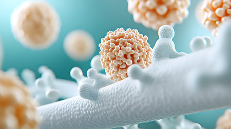 Coronavirus 2019-nCoV. 3d illustrationの写真素材