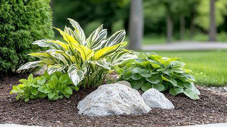 Beautiful landscaping brings a riot of color to city's streets.