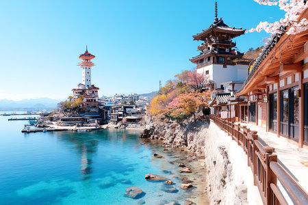 Kiyomizu-dera temple in Kyoto, Japan.の写真素材