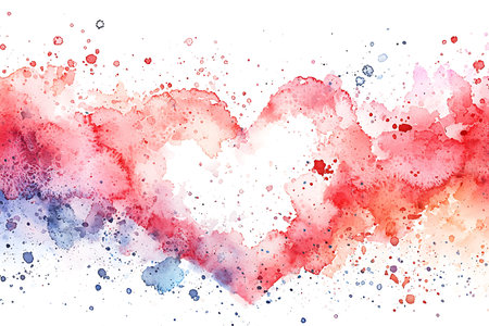 Abstract watercolor background. Hand-drawn illustration for your design.の写真素材