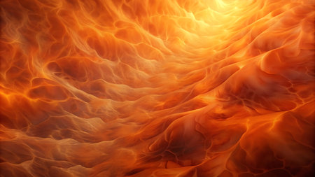 Fiery Fire Abstract Background. Fantasy fractal texture. Digital art. 3D rendering.の写真素材