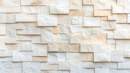 White marble wall texture background, stone wall pattern for interior or exterior design.