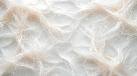 Close up of white wool texture as a background. Macro image.の写真素材