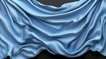 Smooth elegant blue silk or satin luxury cloth texture can use as abstract background. Luxurious background designの写真素材