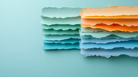 Torn paper with space for your message, 3d render.の写真素材
