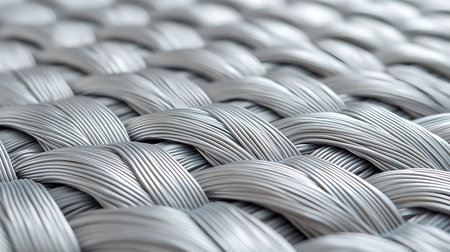 close up of metal wire for background used in the production of industry