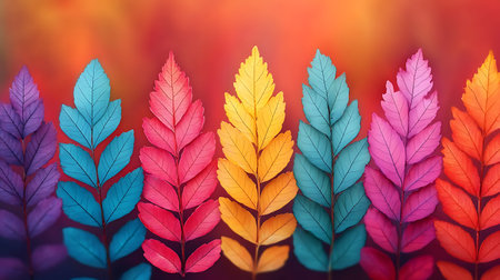 Autumn leaves background. Autumn season. Colorful leaves background.の写真素材