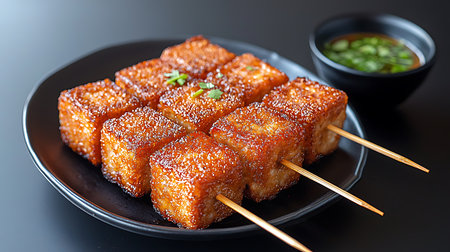 Eel Teriyaki with Sesame Seeds - Japanese food styleの写真素材