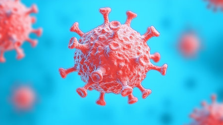 Covid-19 virus. Coronavirus 2019-nCoV. 3D illustration