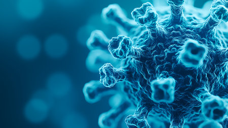 Coronavirus 2019-nCoV. 3d renderingの写真素材