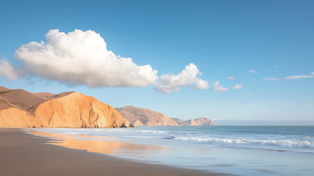 Beautiful landscape of the , , South Americaの写真素材