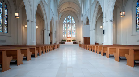 Interior of the St. Mary's Church in New York City
