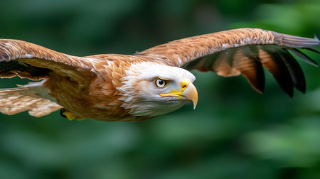 Portrait of a Bald Eagle (Haliaeetus leucocephalus)