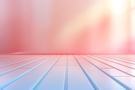 Abstract interior background. 3d render of empty room with light.の写真素材