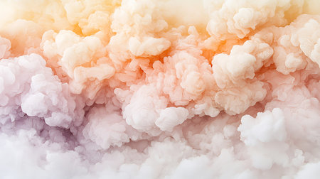 Abstract smoke background. Fog and clouds in the sky. 3d rendering