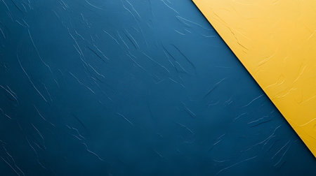 Blue and yellow abstract background with copy space for text or image.の写真素材