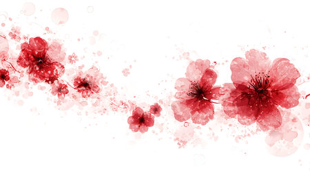 Cherry blossom sakura spring flower background. Japanese style.の写真素材