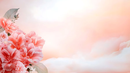 Hibiscus flower background, pink hibiscus flowersの写真素材