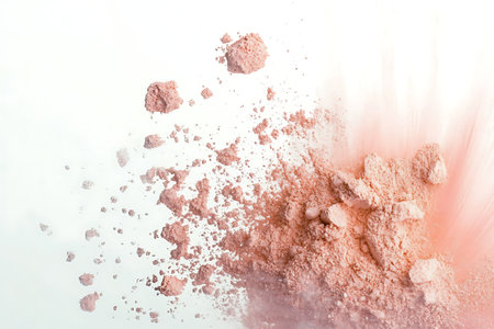 A stunning pink powder explosion against a clean white background captures dynamic motion and visual...
