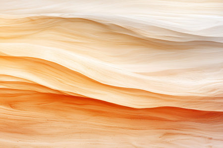 Captivating abstract image showcasing waves of beige, cream, and orange textures, perfect for...