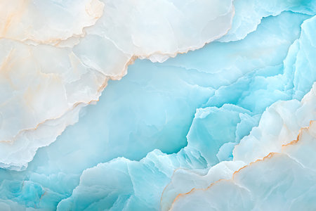 This abstract image features soft blue and white layers that evoke a sense of calm and serenity, perfect for backgrounds or artistic projects.の写真素材