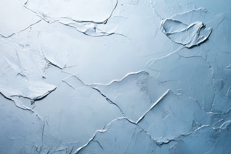 This image showcases a textured blue gray surface featuring intricate cracks and layered designs. Ideal for creative projects, wallpapers, and backgrounds.の写真素材