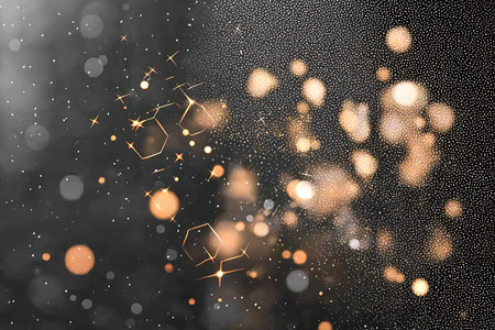 A stunning abstract background featuring sparkling bokeh lights and a soft glittering texture....