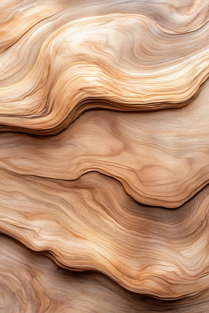 Captivating smooth curves and warm earthy tones create a stunning visual experience, perfect for...